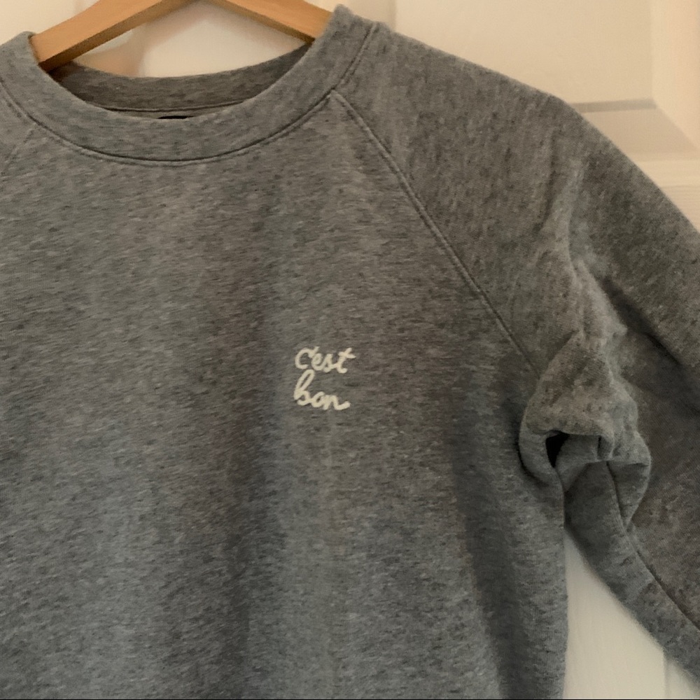 Banana republic embroidered sweatshirt